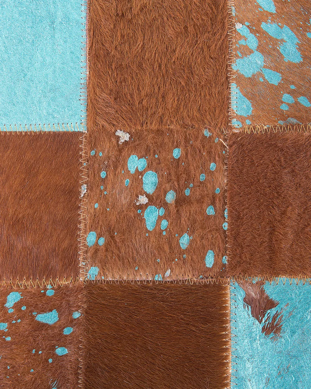 Matto ALIAGA Ruskea 80 x 150 cm Nahka_493144