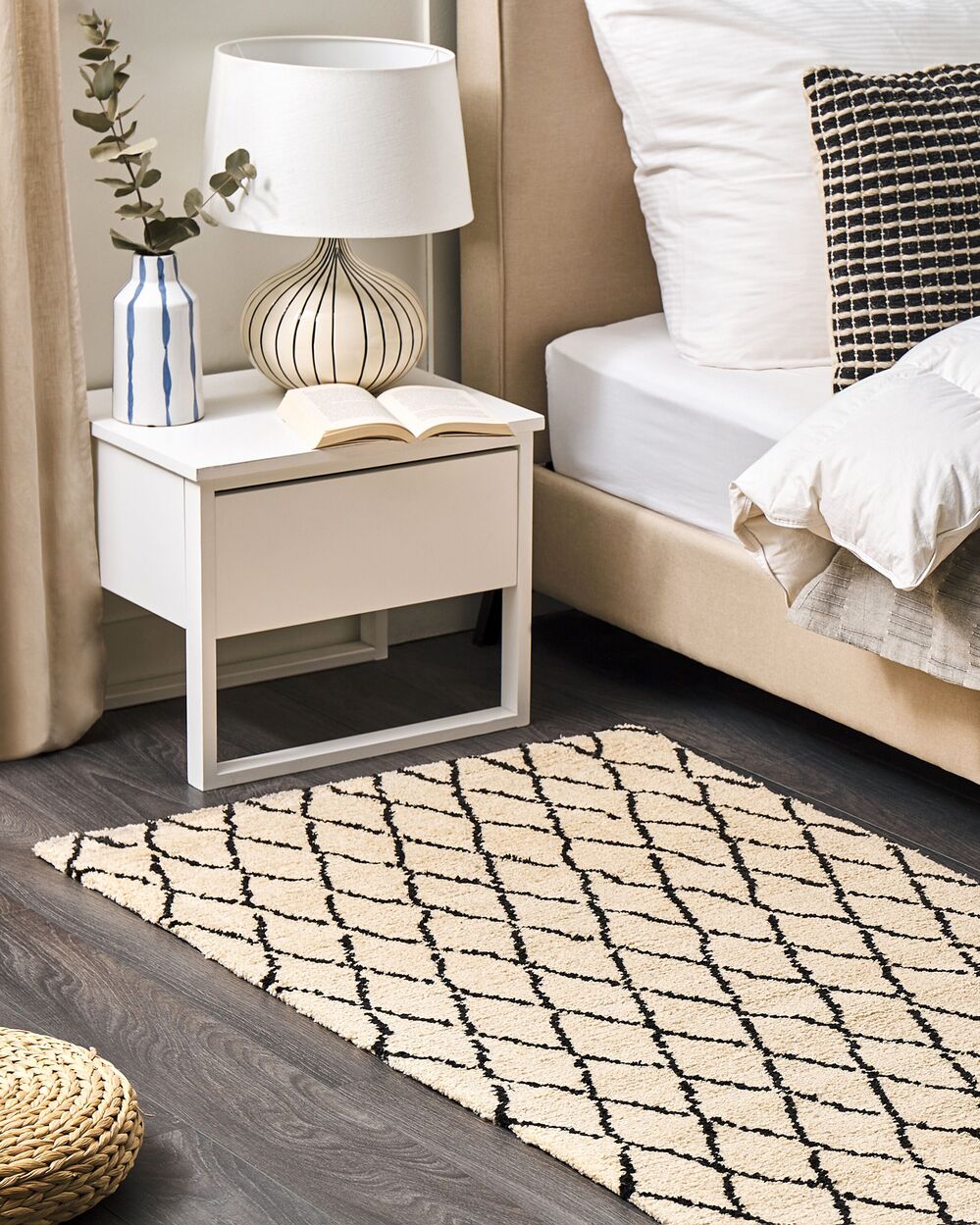 Rug MIDYAT Beige 80 x 150 cm