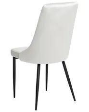 Set of 2 Dining Chairs AVENIR Velvet Off-White_995797