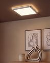 LED Ceiling Lamp TIVORA with Remote with Dimmer Silver