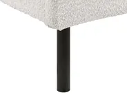 Säng med lamellram Bouclé MARGUT 180 x 200 cm Vit_877117