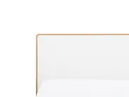 Bed with LED SERRIS 160 x 200 cm (EU King Size) Light Brown_748241