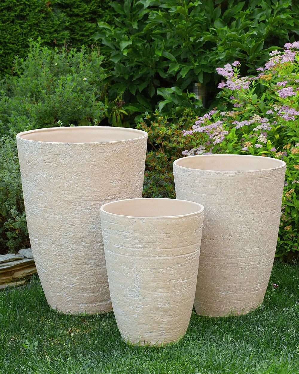 Plant Pot CAMIA 51 cm Beige