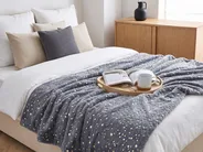 Blanket ALAZEYA 130 x 180 cm Grey_820212