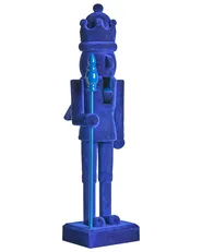 Set med 2 figuriner FLATEY 40 cm Nötknäckare Blå_1009140
