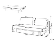 Bäddsoffa 3-sits ROYKKA Off-White_1071608