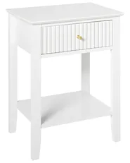 1 Drawer Bedside Table ASSISI White_942932