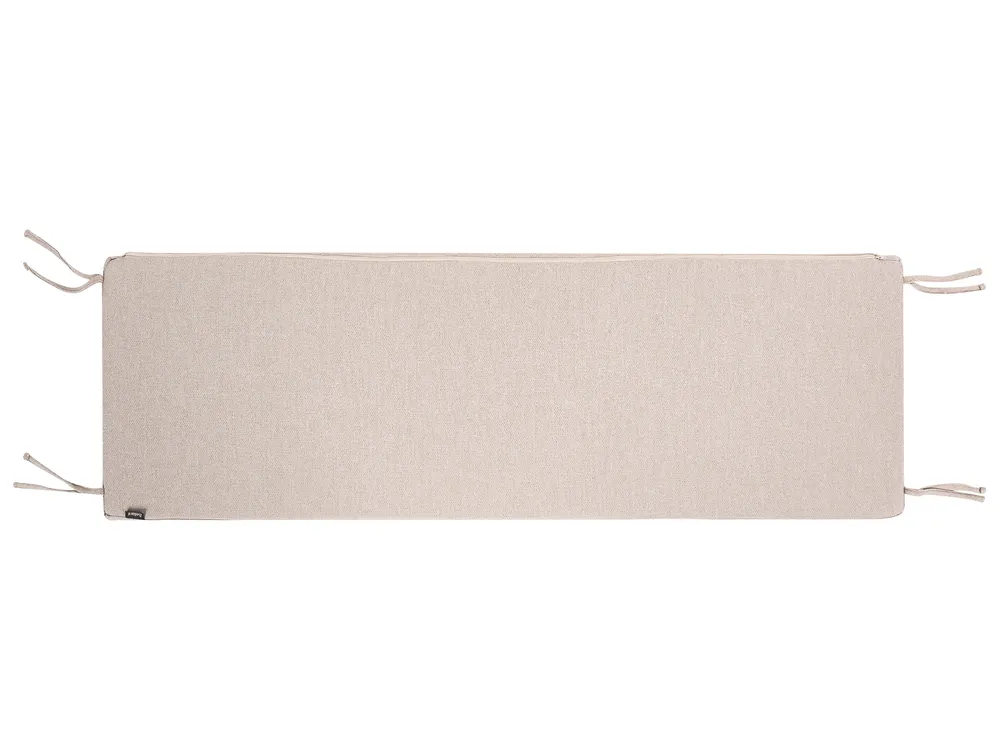 Bench Seat Pad Cushion SOVANA 148 x 45 cm Beige_1109823