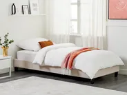 Säng utan huvudgavel ROANNE 90 x 200 cm Beige_721487
