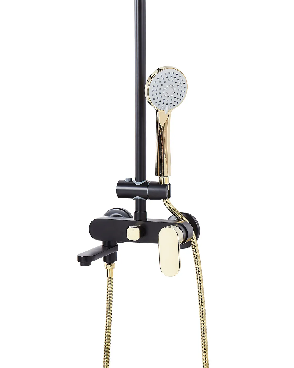 Mixer Shower Set with Rainshower GURARA Black/ Gold_813544