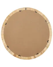 Wall Mirror ANLEZY 80 cm 80 cm Rattan Natural_938866