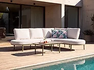 Set of 2 Outdoor Cushions ALLAMANDA Plant Pattern 45 x 45 cm Green_1182327