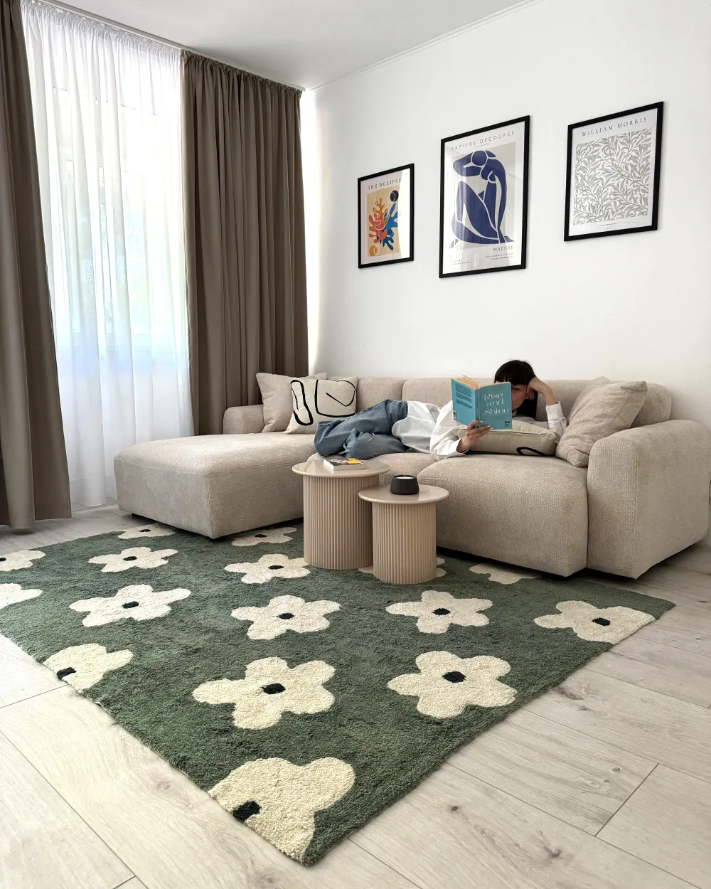 Moduulikulmasohva HEDE Kangas Vaaleanbeige Oikea_1170146