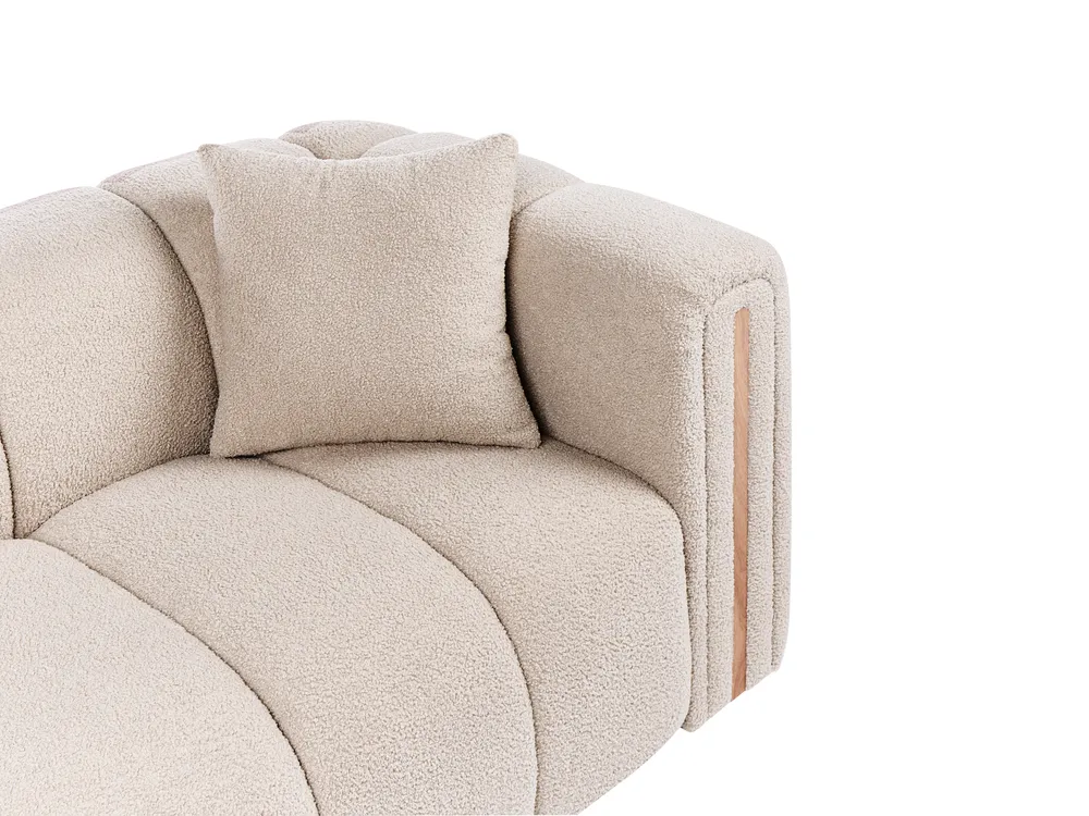 Sofa 2 Seater MORSIL Boucle Beige_1057314