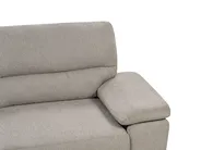 Sofa 3 Seater VOGAR Fabric Light Brown_901189