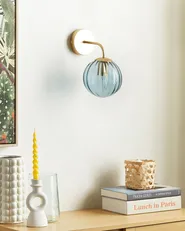 Wall Lamp BOOMI Metal Blue_872721