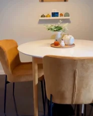 Set of 2 Dining Chairs ADA Orange_957652