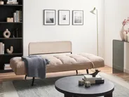Bäddsoffa 2-sits BREKKE Beige_1068075