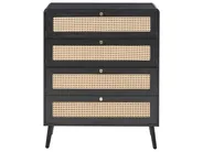 4 Drawer Chest MOURA Black_1015134