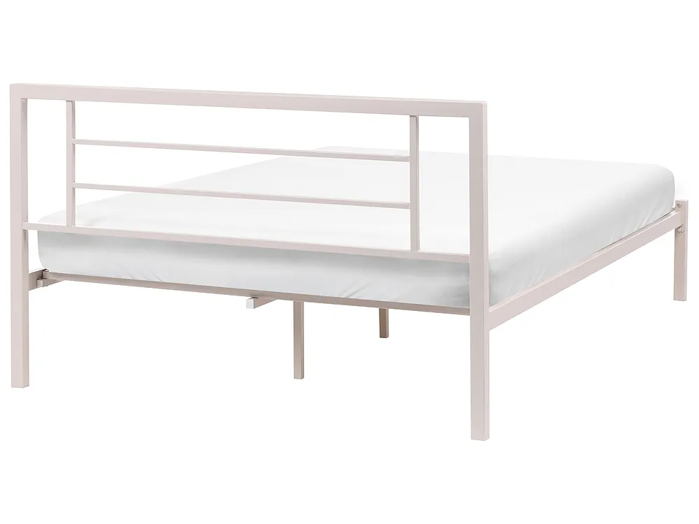 Sänky Metalli CUSSET 120 x 200 cm Vaaleanbeige_1162058