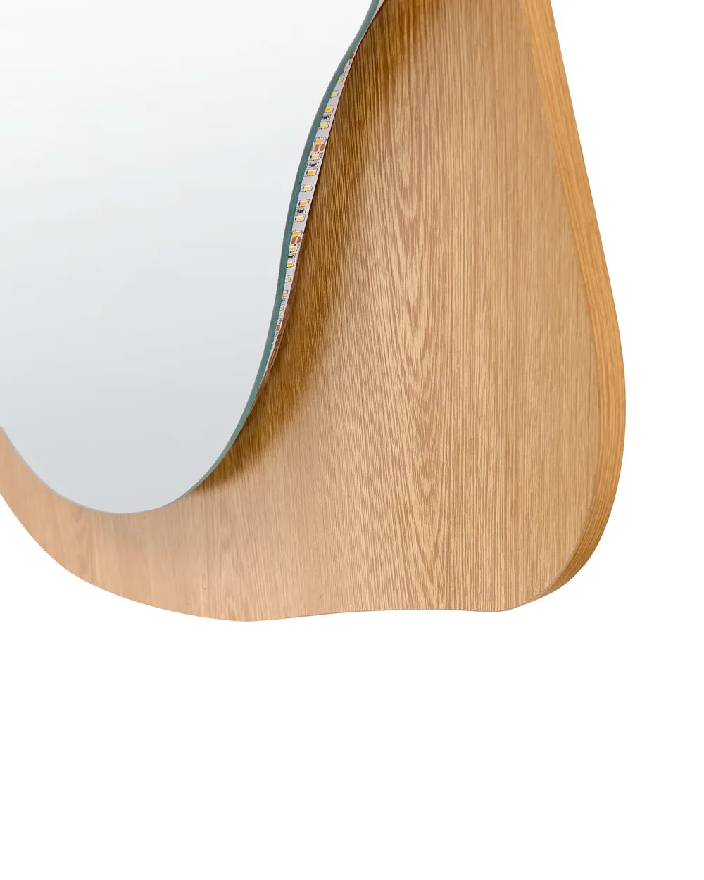 Wall Mirror LAMBLORE 58 cm 171 cm Light Brown_1135804