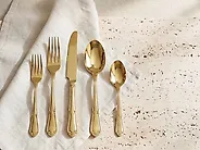 Bestikksett med 30 deler PICI Gull_1184731