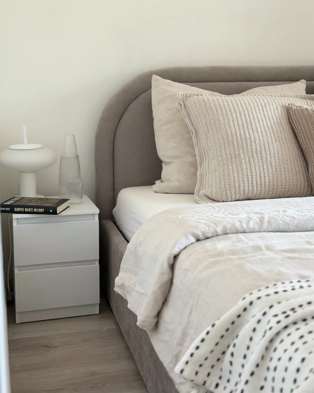 2 Drawer Bedside Table WINNIPEG White_1046045