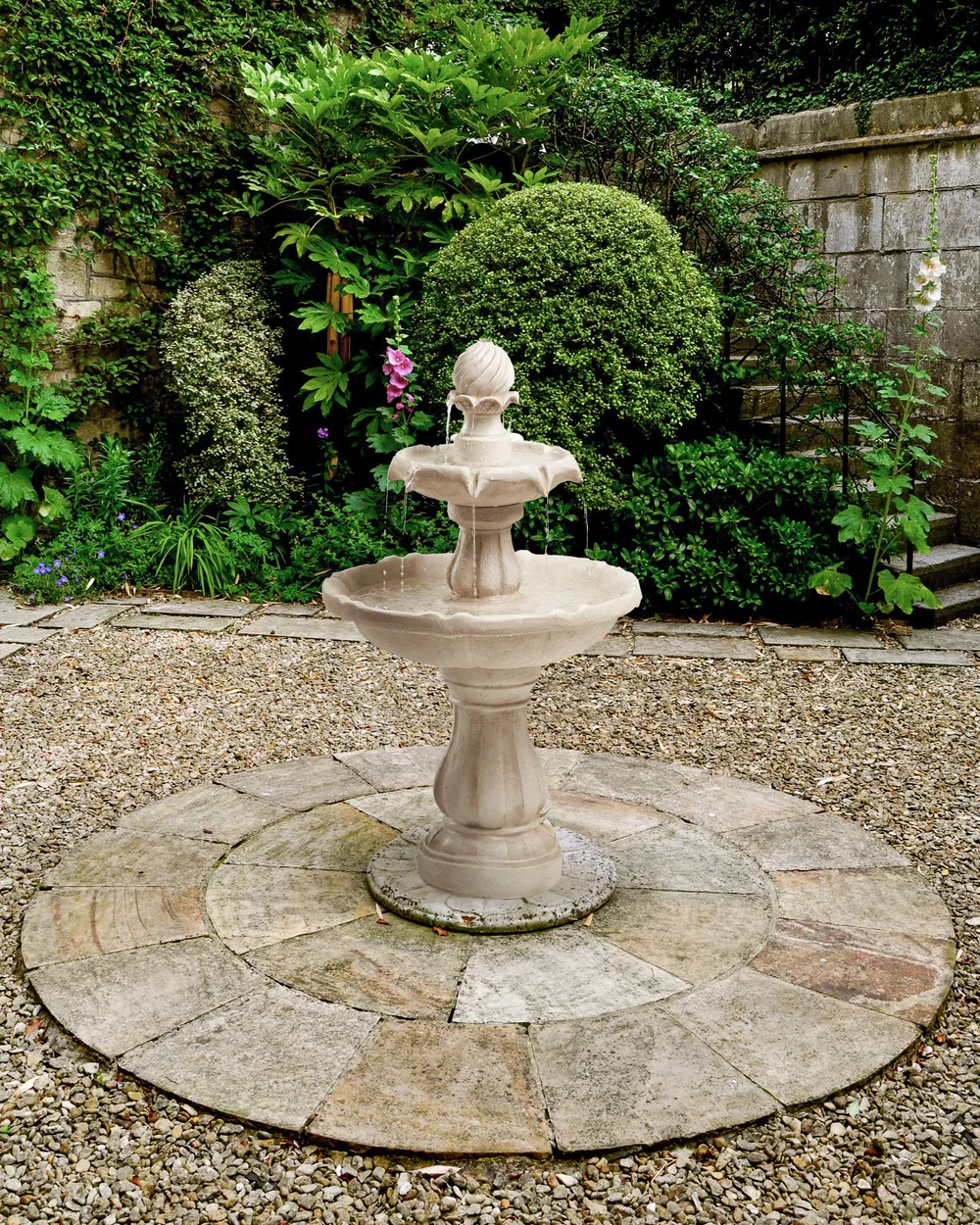 Garden Water Feature LIMBARA Light Beige