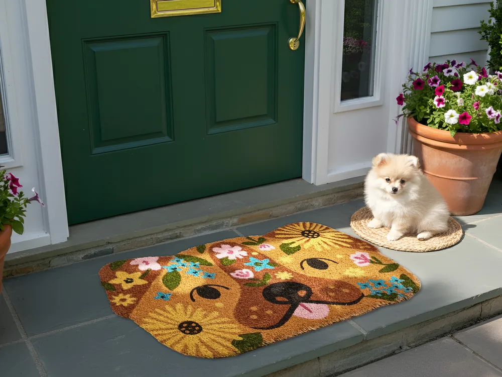 Doormat TIBIG Multicolour 60 x 90 cm Dog Coir