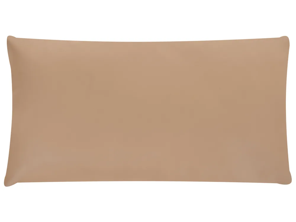 Chaise Longue RIVES Faux Leather Light Brown_1095073