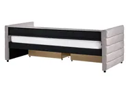 Dagbädd med förvaring MARRAY Sammet Ljusgrå 90 x 200 cm_1069219