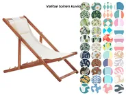 Aurinkotuoli taitettava AVELLINO vaihtokankailla Akaasia Tummanruskea_860133