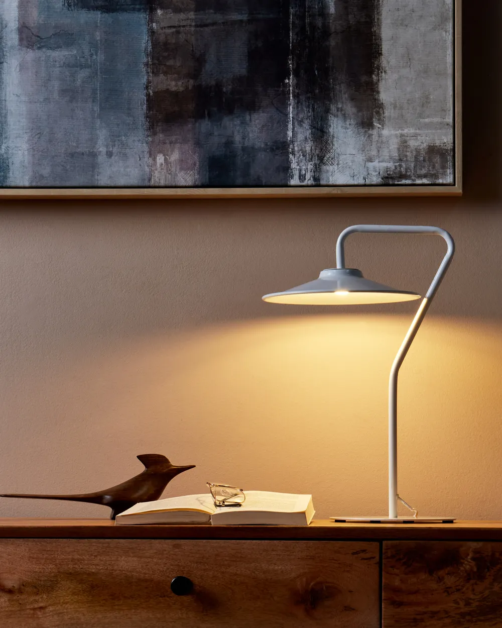 Table Lamp GALETTI Metal White