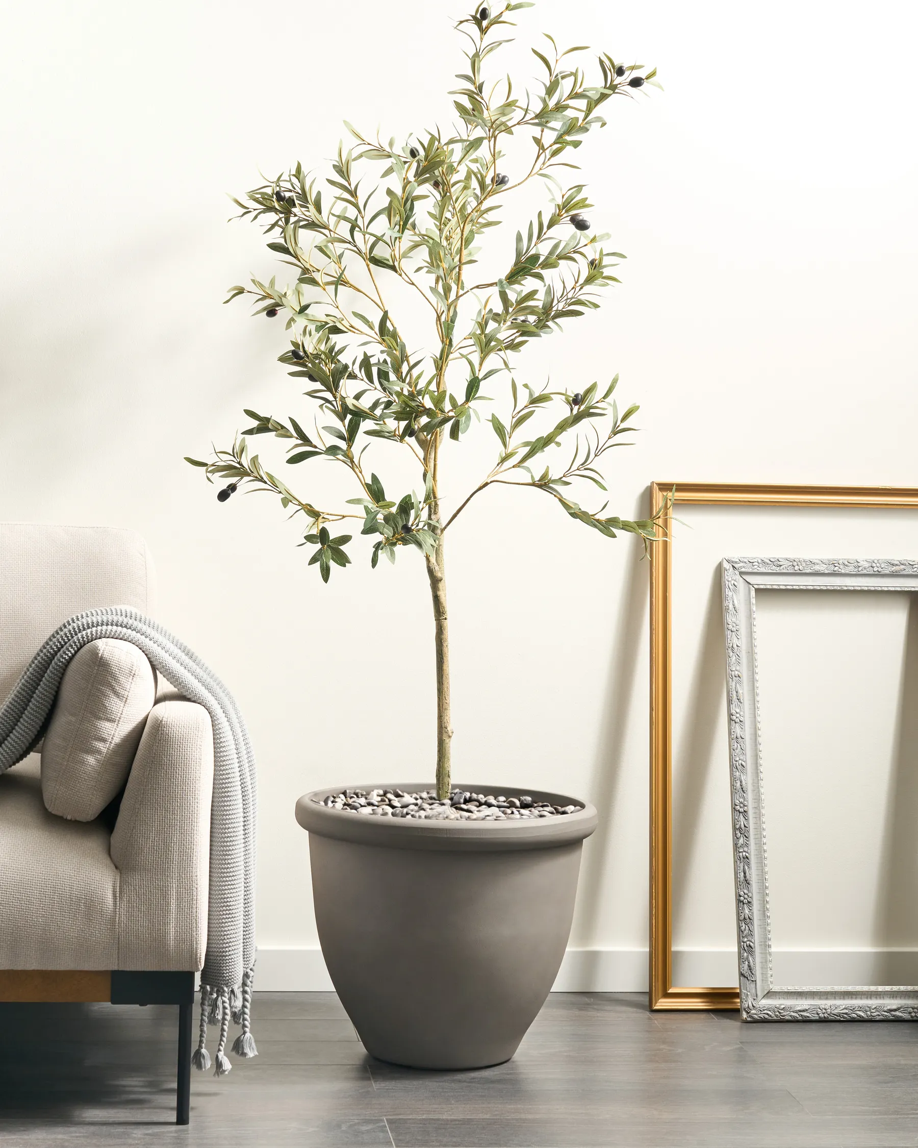 Blomkruka TESALIA 49 cm Grå_954135