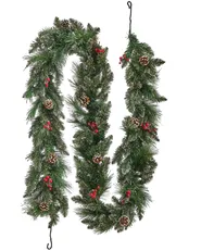 Christmas Garland LED WAPTA 270 cm Green_832044