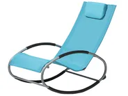 Rocking Sun Lounger CAMPO Metal Turquoise_689279