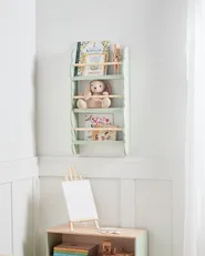 Wall Bookshelf RIGOLET 80 cm Light Green_949248