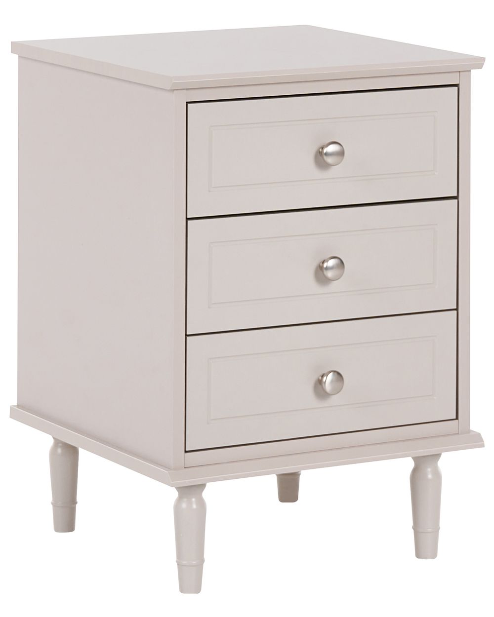 Sängbord med 3 lådor OBERON Beige