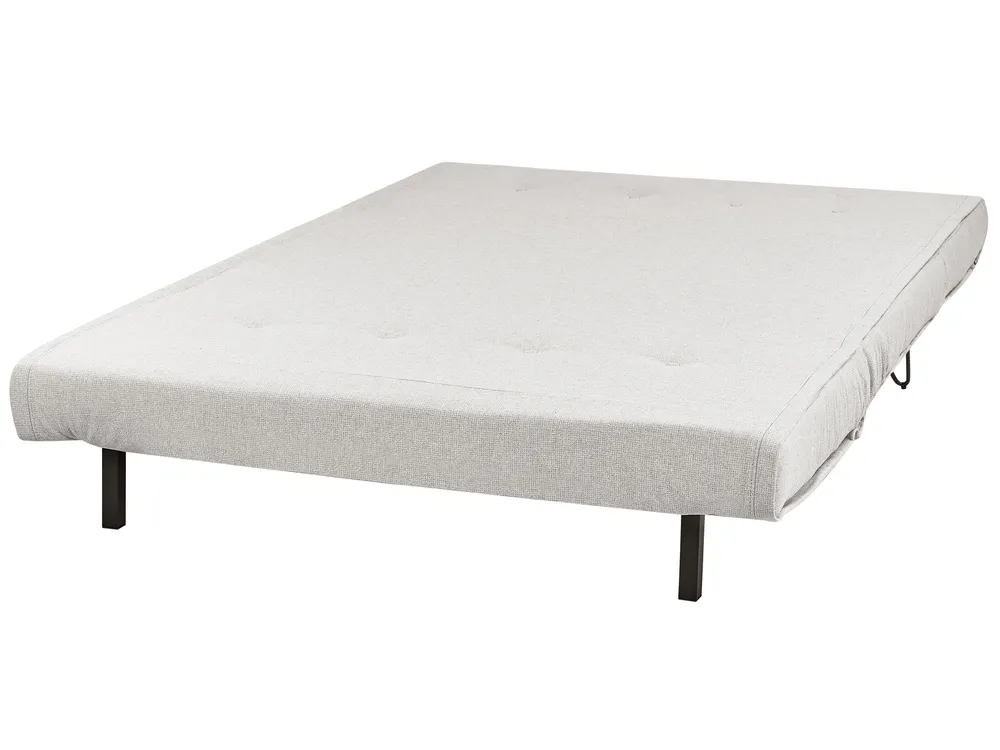 Sofa Bed 2 Seater VESTFOLD Fabric Light Grey_930432