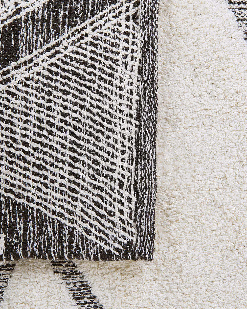 Matta PENDIK Ljusbeige 80 x 150 cm Bomull_1043514