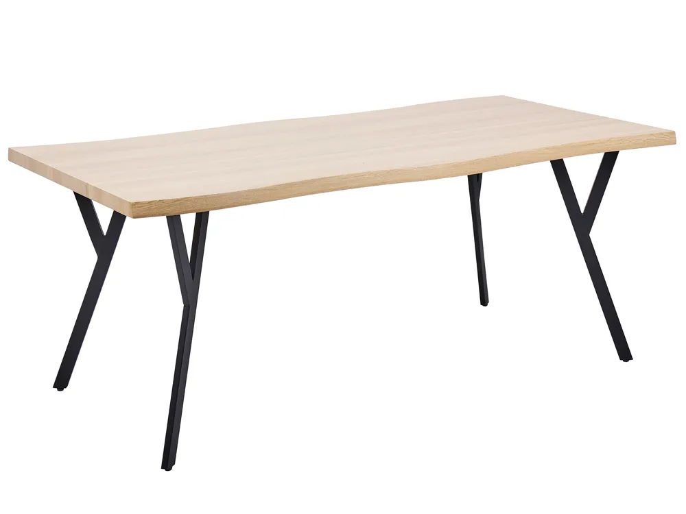 Dining Table ALTON Light Brown 180 cm 90 cm