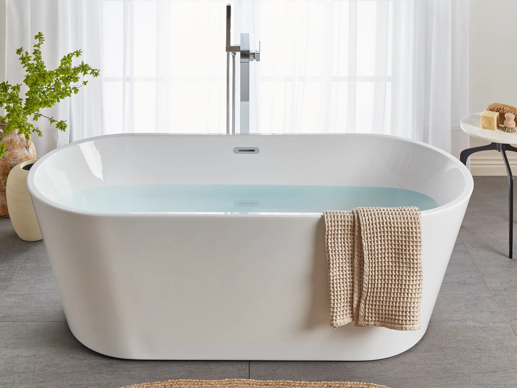 Freestanding Bathtub HAVANA 1700 x 730 mm White_857692