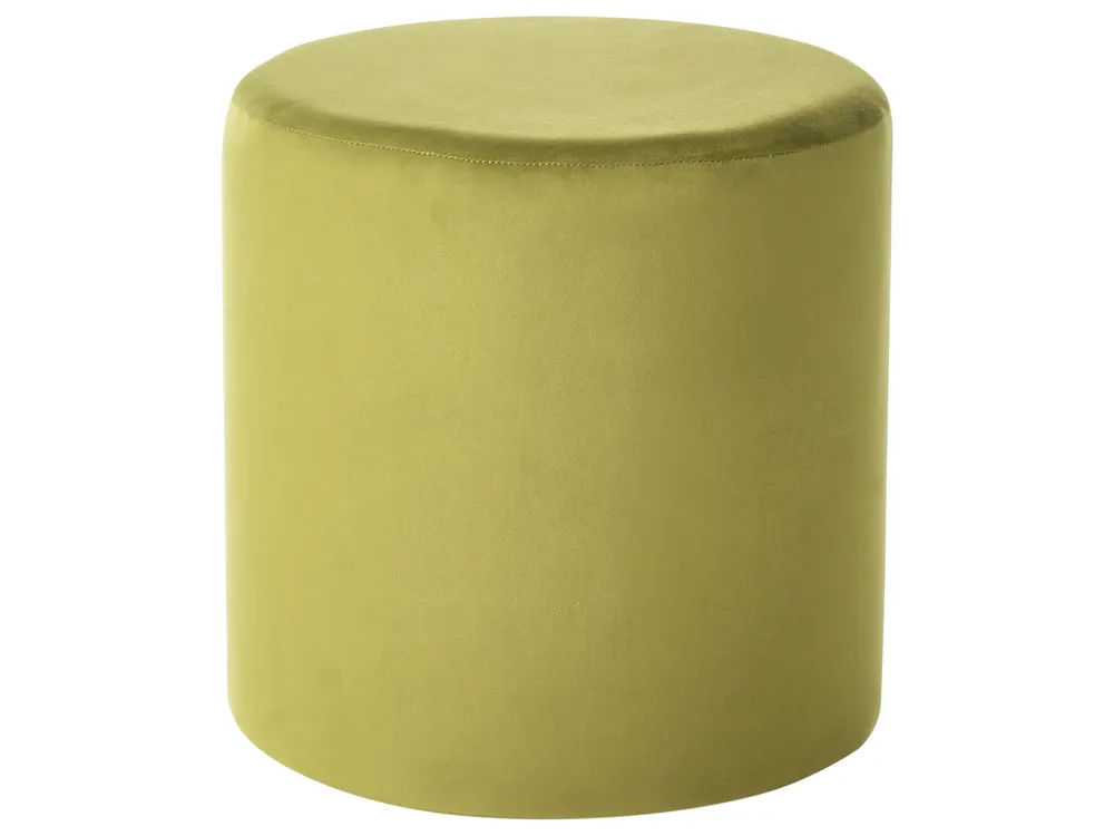 Pouffe LOVETT Velvet Olive Green