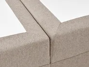 Divan Bed with Storage MAJOR Fabric Taupe 180 x 200 cm (EU Super King)_1028192