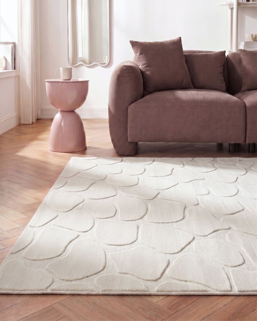 Rug KAWI Off-White 160 x 230 cm