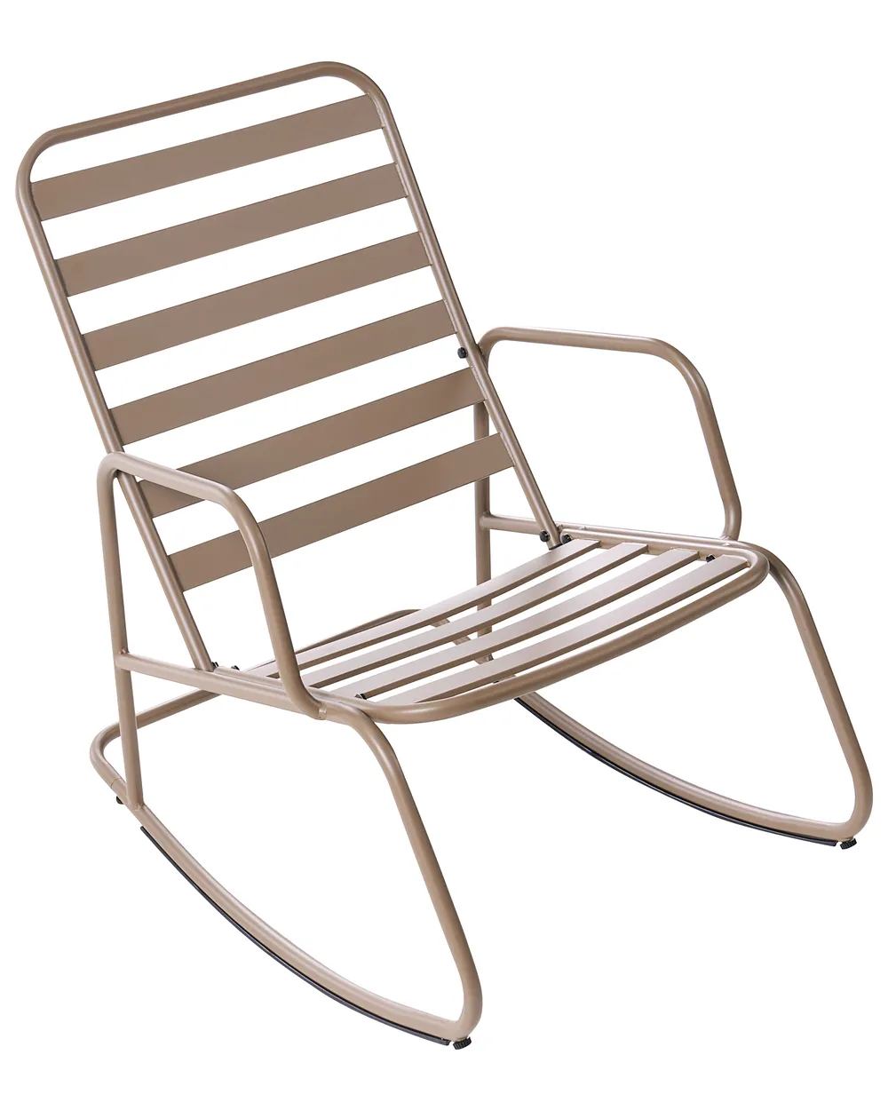Garden Rocking Chair TURI Metal Taupe_1020856