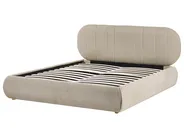 Ottoman Bed CAMPAN Fabric Taupe 160 x 200 cm (EU King Size)_1056141