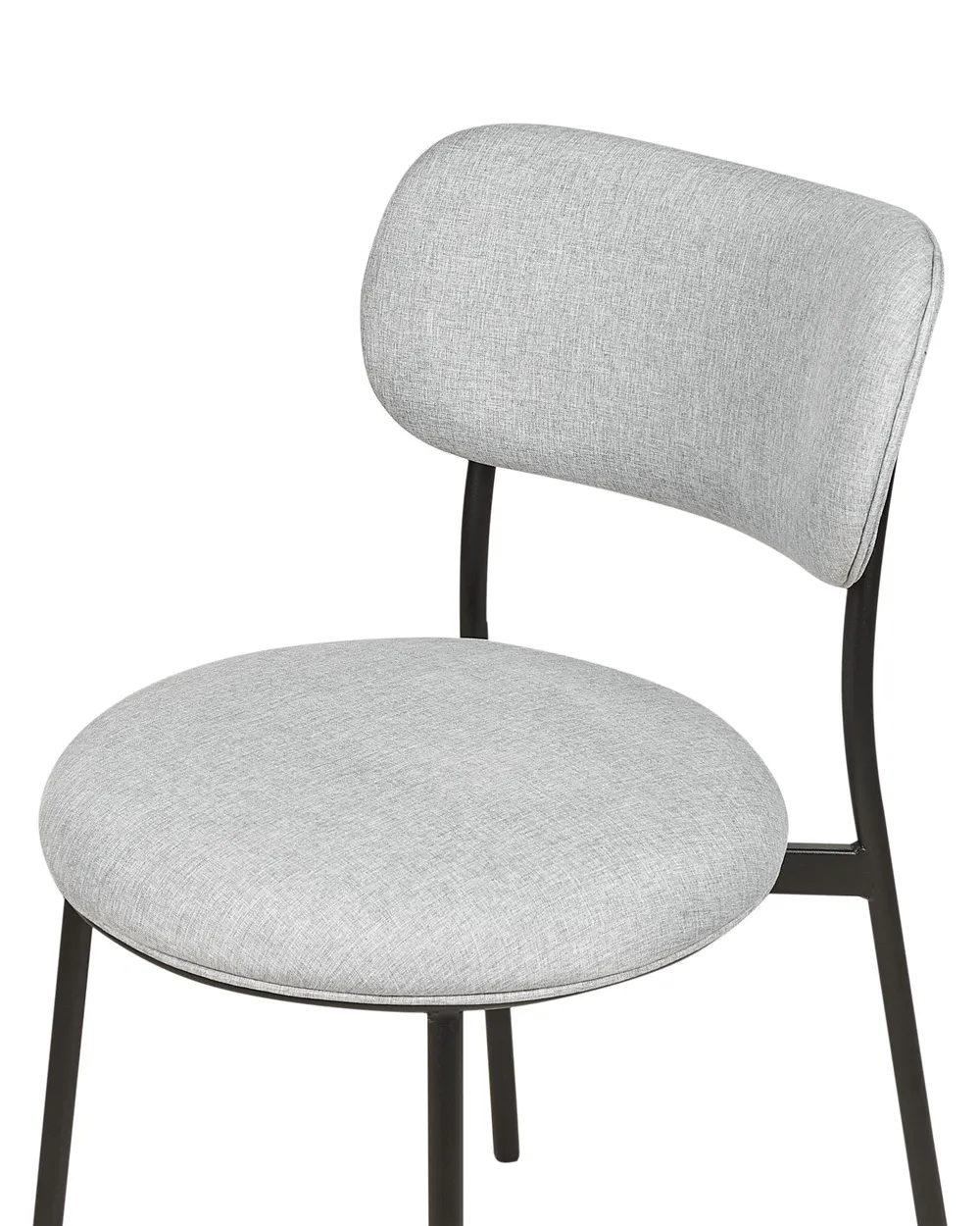 Set of 2 Dining Chairs CASEY Light Grey_884578