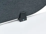 Desk Screen SPARKY 120 x 40 cm Dark Grey_1015363