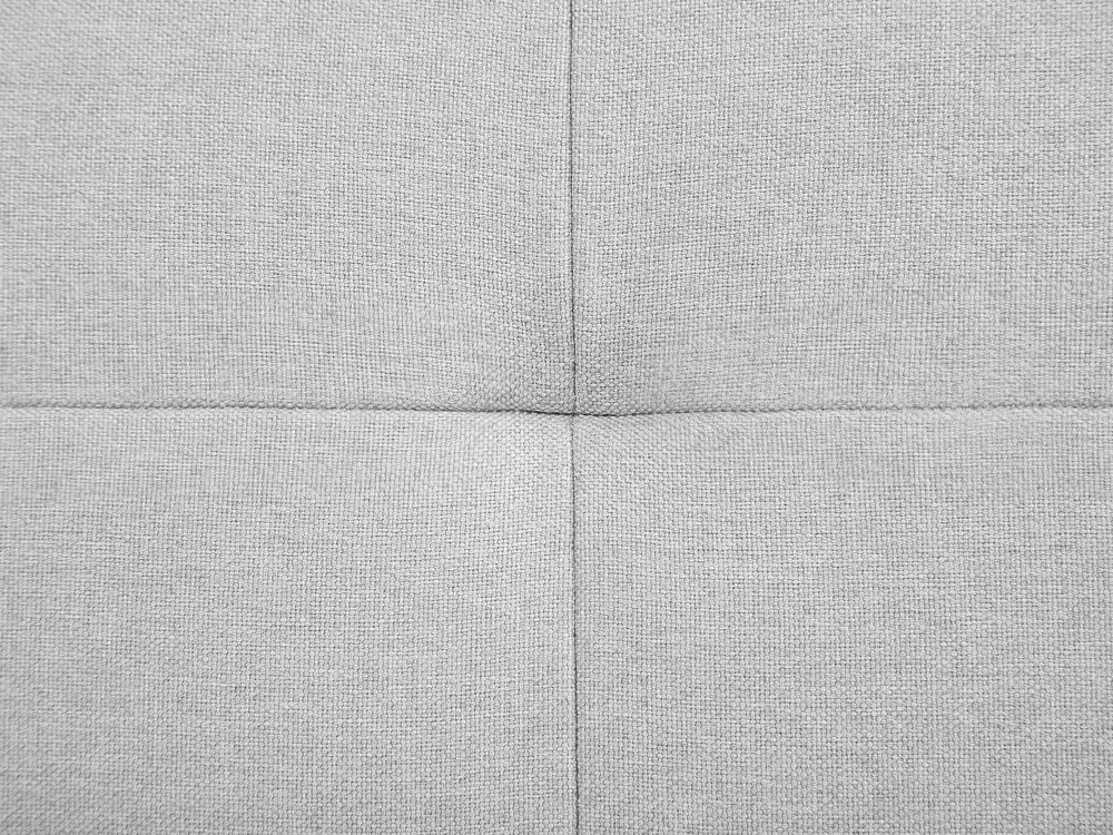 Sofa Bed 2 Seater HOVIN Fabric Light Grey_746330